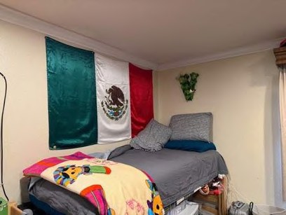 Quarto de estudante no dormitório da Life Prep Academy